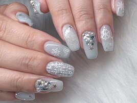 マグネット　ツイード　チェック