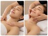【肩こり/リフトアップ】小顔矯正＋デコルテリンパ《30分》￥7,500→