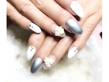 お花ネイル
