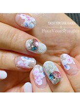 プールヴー☆オングル/夏ネイル