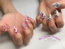 アン ジョーヌドラゴ/【自爪ネイル】アシメネイル