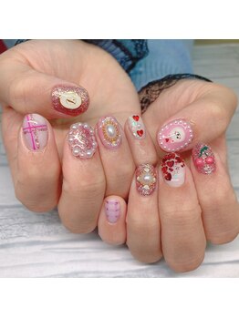 ソンリエ 青竹店(SONRiE)/ピンクネイル