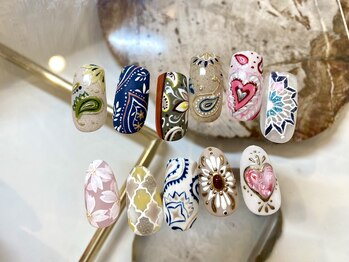 アンネ 表参道(ANNE)/MISAKI指名限定★片手1本繊細Art