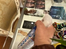 フェイシャル専門サロン サロン ド ウイッシュ/お客様ご利用の机