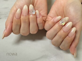 ノワ(nowa)/長さだしスカルプ★白グラデ