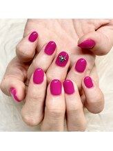 マイオティック ネイル(miotic nail)/ビビットピンクワンカラー