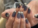 navy×glassfrench