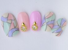 ネイルサロン ドレリッチ 大宮店(drerich)/パステルプッチ柄