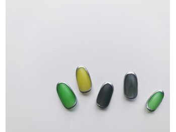 ネイルスミス(Nailsmith)/すけすけグリーンイエロー