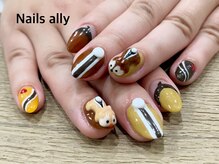 ネイルズアリー 立川店(Nails ally)/3Dアート×キャラクター×リス