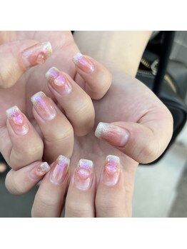 グラマラス アンジェアイ 荻窪店(glamourous ange eye)/チークマグネイル