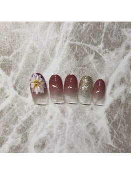 ビューティーアンドスパ セレクトプラス(Beauty & Spa treatment Select +)/フラワーグラデーションネイル