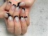 初回オフ無料Hand【王道ネイル♪ワンカラーベースにフレンチネイル】¥8800