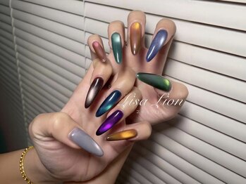 リサライオン(Lisa Lion)の写真/【代々木駅徒歩3分の好立地！】豊富なカラーとトレンドパーツで貴方のなりたい指先を叶えます♪