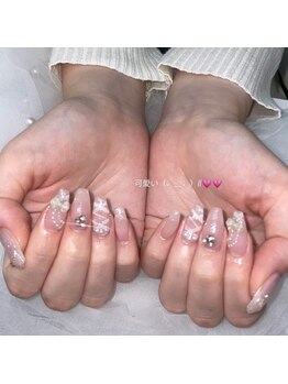 チェックガーリーネイル