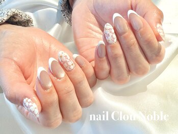 ネイルクルーノーヴル(nail Clou Noble)の写真/大人女性の美を追求◎ 高品質と癒やしで叶える、上品ネイルのリラクゼーションサロン♪