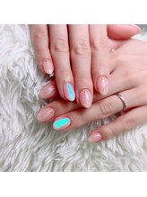 アートネイル ギャラリー(Art nail Gallery)/さりげない輝き♪オーロラネイル