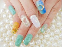 フラッシュネイル SORIO宝塚店/除去付デザイン定額コ-ス◇