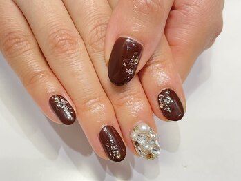 クォーターリゾートネイル(QUARTER RESORT nail)/ビジューネイル☆