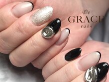 グレース ネイルズ(GRACE nails)/大人のブラック