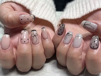 メルシー(Merci)/リボンネイル byワカツキ