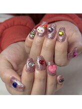 ライフ セカンド(LIFE2nd)/オーダー3Dパーツ &nbsp;推しネイル