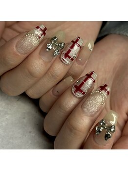 エムネイル(M)/チェックネイル