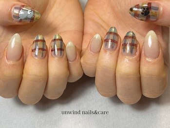 アンワインド ネイルアンドケア(unwind nails&care)/持ち込みデザイン