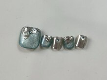 ネイルメゾン 天神店(NAIL MAISON)/シルバーミラーマグ夏¥8500