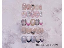 ネイルサロン ルート 二子玉川(nailsalon route)の雰囲気（毎月変わるお得なネイル！¥8500♪カラーチェンジ無料）