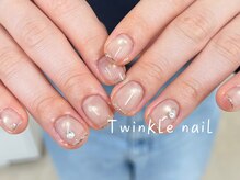 トゥインクルネイル(Twinkle Nail)の雰囲気（ドレンドちゅるんガラスフレンチ上品な指先に♪）
