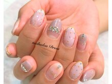 ドレス ネイルアンドアイラッシュ 梅田(Dress)/【Dres梅田】ドット柄♪