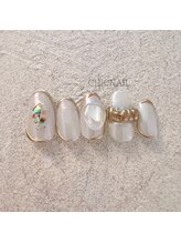 シックネイル(CHIC NAIL)/ホワイトオーロラネイル