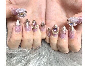 ピンクシュガーネイル(pink sugar nail)