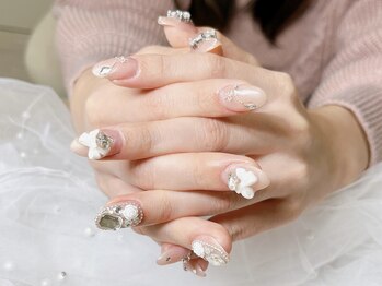 サロン アミリー(Salon Amiely)/ワンカラー+パーツ付け放題★