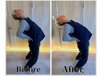 整体ラルース 中目黒(LALUZ)/70代 男性 腰痛、姿勢改善