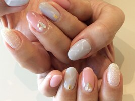 大理石×ピンク