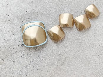 リーチェ ビューティアンドネイルサロン 大名店(Beauty&Nail Salon)/mirror foot design