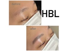 【HBL】ハリウッドブロウリフトで眉毛の毛流れを自由自在に。