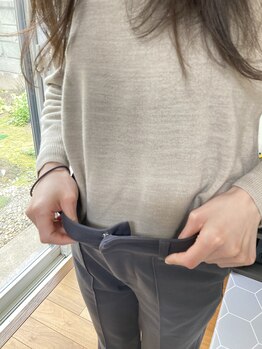 サロンド美美(Salon de vivi)/施術後ウエストキュッ！ぶかぶか