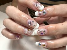 デューネイルスタジオ(dew nail studio)/キラキラフレンチ