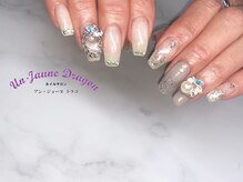 アン ジョーヌドラゴ/【自爪ネイル】キラキラアシメ