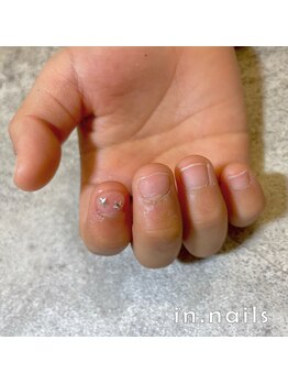 メンズネイル　スタッズネイル