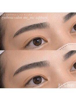 メメ サッポロ(me_me sapporo)/人気のワンホン風中華美人眉も◎