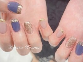 ラメフレンチ/¥6500