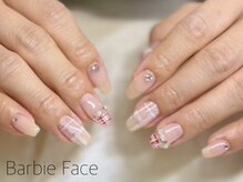 バービーフェイス 恵比寿(Barbie Face)/チェックネイル