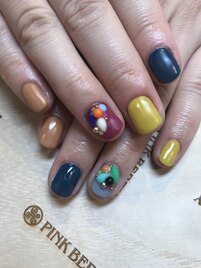 ～カラフルマットネイル～