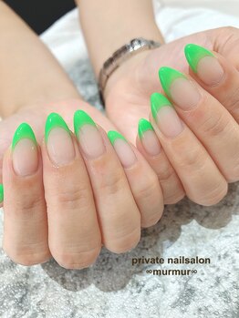 プライベート ネイルサロン マーマ(murmur)/ネオンフレンチ