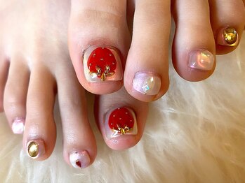 アミュリー ネイル アトリエ(Amury nail atelier)/オーロラ いちご スイート