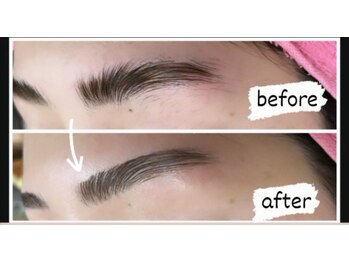 ヘアファッション ユミ(HAIR FASHION YUMI)/眉毛パーマ＋眉毛ワックス